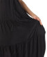 Women's Tiered Maxi Dress Swim Cover-Up