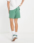 Obey easy relaxed track short in sage green