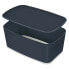 LEITZ MyBox Cozy Small With Lid Storage Box Velvet Gray - фото #2