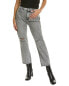 Фото #1 товара Dl1961 Patti High-Rise Vintage Chalk Distressed Ankle Straight Jean Women's Grey