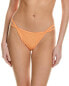 Simkhai Carolyn Textured Low-Cut Strappy Bikini Bottom Women's M - фото #1