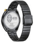 Men's Chronograph Star Wars Darth Maul Black-Tone Stainless Steel Bracelet Watch 38mm