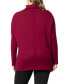 Фото #3 товара Women's Plus Size Paris Turtleneck Tunic Sweater