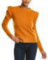 Фото #1 товара Philosophy Folded Shoulder Cashmere Sweater Women's Orange Xs