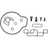 Фото #1 товара MOOSE HARD-PARTS Gasket Kit Carbutetor Mid Body KTM EXC 400/520 00-02