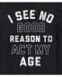 Фото #2 товара Hybrid Apparel I See No Good Reason Age Men's Short Sleeve Tee