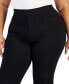 Фото #5 товара Trendy Plus Size Curvy Pull-On Flare-Leg Jeans