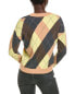 Фото #2 товара 27 Miles Malibu Plaid V-Neck Wool & Cashmere-Blend Sweater Women's