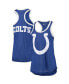 Фото #1 товара Women's Heather Royal Indianapolis Colts Tater Tank Top