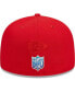 Фото #5 товара Men's Red Kansas City Chiefs Gradient 59FIFTY Fitted Hat