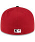 Фото #3 товара Men's Red, Black Arizona Diamondbacks Home Authentic Collection On-Field Low Profile 59FIFTY Fitted Hat