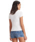 ფოტო #2 პროდუქტის Women's Slim-Fit Essential Logo Graphic T-Shirt