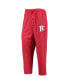 Men's Scarlet, Heathered Charcoal Distressed Rutgers Scarlet Knights Meter Long Sleeve T-shirt and Pants Sleep Set