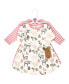 ფოტო #3 პროდუქტის Baby Girls Organic Cotton Dresses, Woodland