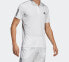 Фото #3 товара adidas Club 3STR Polo 纯色网球运动Polo衫 男款 白色 / Поло Adidas Club 3STR DU0849