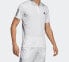 adidas Club 3STR Polo 纯色网球运动Polo衫 男款 白色 / Поло Adidas Club 3STR DU0849