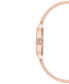 ფოტო #2 პროდუქტის Women's Diamond Accent Rose Gold-Tone Stainless Steel Bracelet Watch 30mm