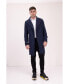 ფოტო #1 პროდუქტის Men's Modern Asymmetrical Raw Edge Rebel Cardigan Sweater