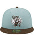 Фото #4 товара Men's New Era Light Blue, Brown Boston Celtics Two-Tone 59FIFTY Fitted Hat
