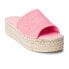 Фото #2 товара BEACH by Matisse Skylar Espadrille Platform Womens Pink Casual Sandals SKYLAR-6