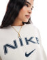 Фото #2 товара Nike – Sweatshirt in Cremeweiß mit Retro-Logo