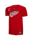 Фото #3 товара Men's Gordie Howe Red Detroit Red Wings Name and Number T-shirt