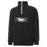 Puma X Maison Kitsune HalfZip Pullover Sweater Mens Black 532322-01 S - фото #1