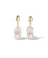 Фото #1 товара Doris Large Freshwater Baroque Pearl Drop Earrings