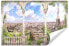 Fototapete Paris Panorama Blumen 3D