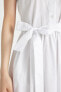 Фото #4 товара Gömlek Yaka Beyaz Poplin Kolsuz Maxi Elbise C9178ax24sm
