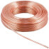 Wentronic goobay - Bulk-Lautsprecherkabel - 1.5 mm² - 25.0m - durchsichtig - Cable