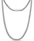 ფოტო #1 პროდუქტის Dragon Bone Round 5mm Chain Necklace in Sterling Silver