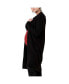 Фото #3 товара Maternity Ripe Linda Nursing Longline Knit Cardigan Black