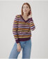 Фото #1 товара Organic Cotton Classic Fine Knit V-Neck Sweater