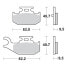 Фото #2 товара MOTO-MASTER Yamaha 096411 Sintered Brake Pads