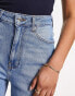 Фото #6 товара ASOS DESIGN cropped easy straight jeans in mid blue