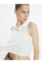 Топ Koton Crop Sleeveless Buttons