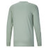 Фото #2 товара Puma Classics Logo Crew Neck Long Sleeve T-Shirt Mens Green Casual Tops 84677454