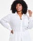 Фото #1 товара Trendy Plus Size Textured Shirt