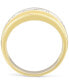 ფოტო #3 პროდუქტის Men's Diamond Channel-Set Band (1 ct. t.w.) in 10k Gold