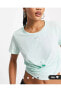 Фото #4 товара Футболка для тренировок Nike One Luxe Dri-Fit женская зелёная