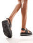 Фото #4 товара Yours sparkle chunky sandals in black