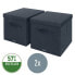 Фото #4 товара LEITZ L 2 Pieces Fabric Storage Box With Lid