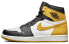 Фото #1 товара Кроссовки Nike Air Jordan 1 Retro High Yellow Ochre (Белый, Черный)