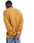 Tommy Jeans relaxed varsity jumper in camel M - фото #4