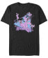 ფოტო #1 პროდუქტის Men's A Goofy Movie Neon Rock Short Sleeve T-shirt