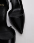 Фото #1 товара Mango cut side high heels in black