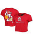 ფოტო #1 პროდუქტის Women's Red St. Louis Cardinals Historic Champs T-shirt