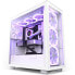 Фото #1 товара NZXT H5 Flow RGB - Midi Tower - PC - White - ATX - micro ATX - Mini-ITX - Glass - Steel - Gaming