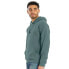 Hanes Garment Dyed Fleece Hoodie Sweatshirt Men's Large Green Cotton Longsleeve - фото #2